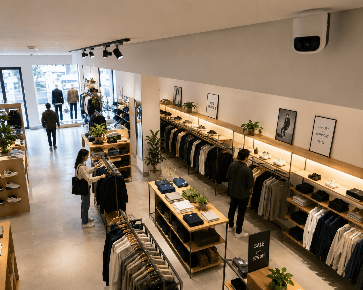 Retail store using IoT footfall analytics in Nairobi