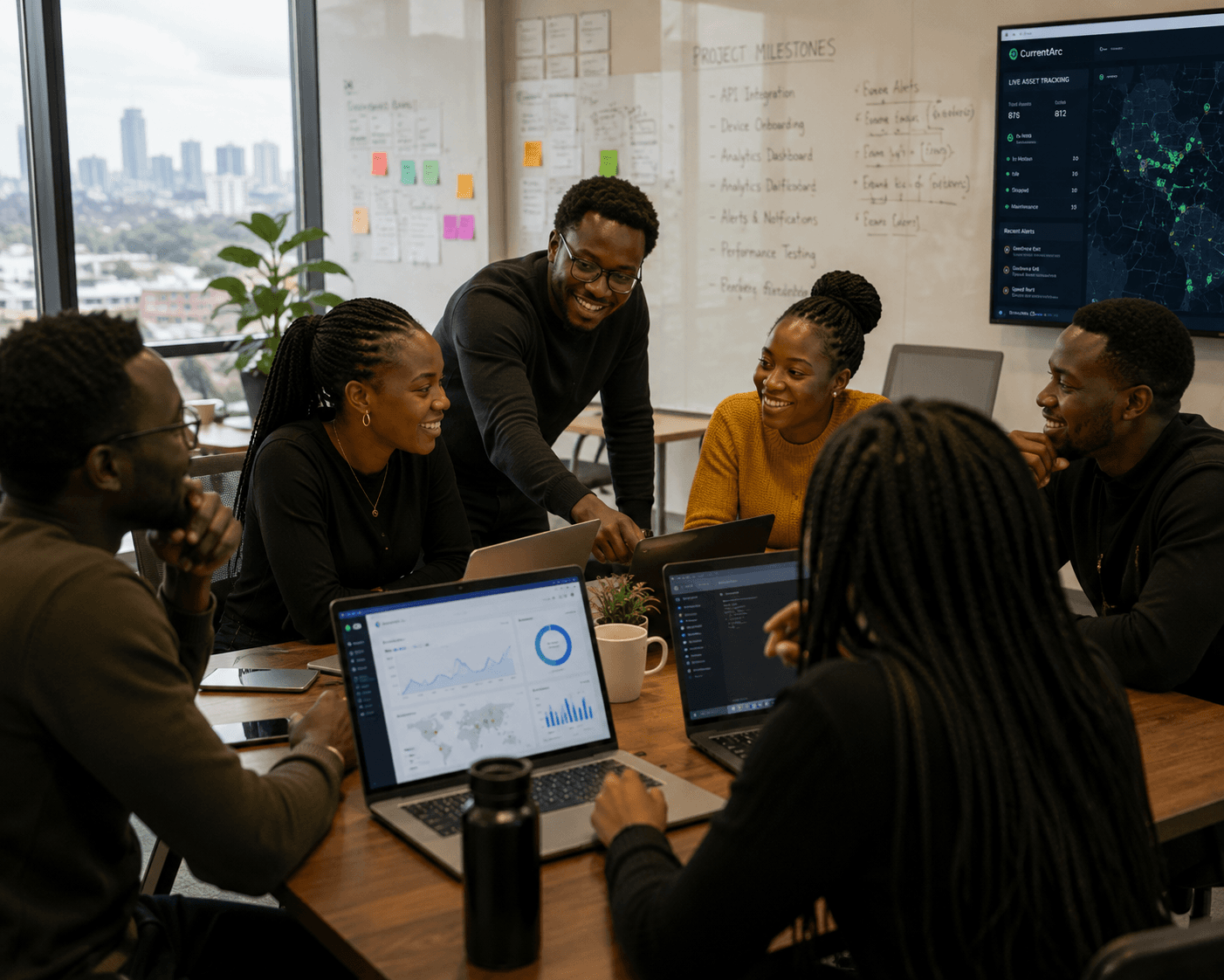 AdvaIoT team in Nairobi office